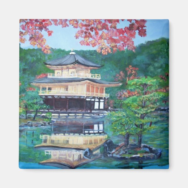 Íman Pavilhão de ouros no ímã de Quioto (Frente)