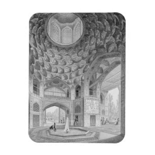 Íman Pavilhão dos oito paraíso, em Isfahan, de