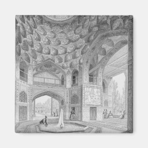 Íman Pavilhão dos oito paraíso, em Isfahan, de