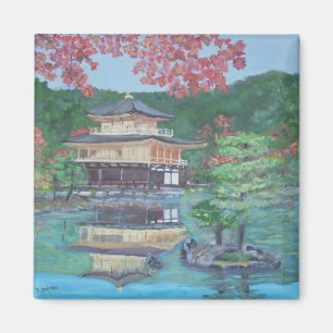 Íman Pavillion dourado em Kyoto