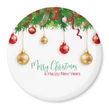 Pavimento de Fúria de Natal Elegante com ornamento