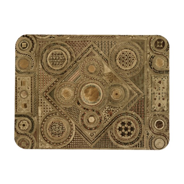 Íman Pavimento do Mosaico Antes do Altar, prato A de "N (Horizontal)