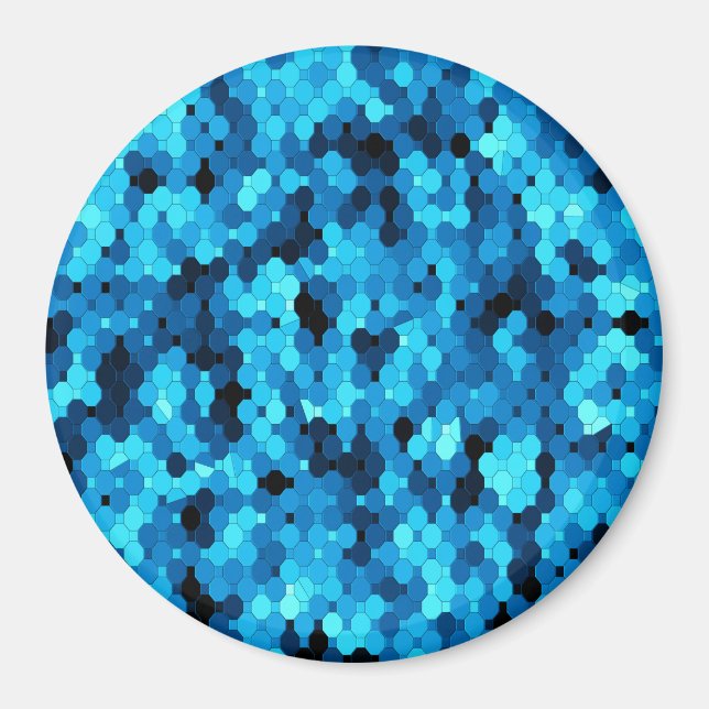 Íman Pavimento em azul... (Frente)