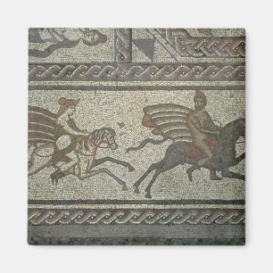 Íman Pavimento mosaico da vila romana em Low