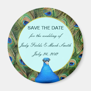 Íman Pavock Wedding Save The Date Magnet