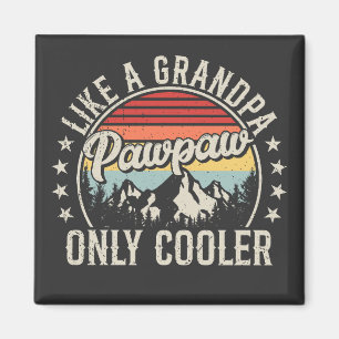 Íman Pawpaw como um vovô, apenas retro quadrado mais fr