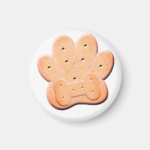 Íman Pawprint e Arte Óssea de Biscoito-Cão
