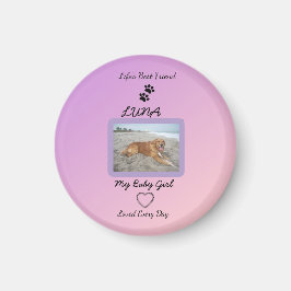 Íman Pawprint Heart Pet Alegria