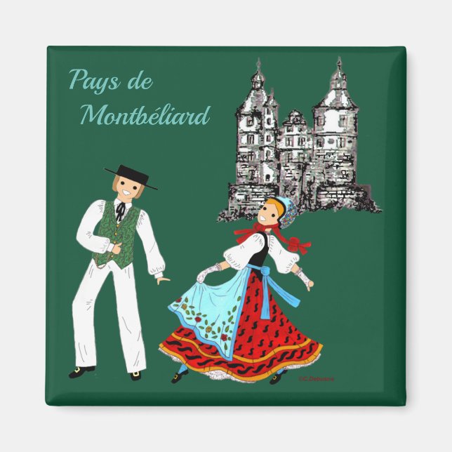 Íman Pays de Montbéliard, Comté, França (Frente)