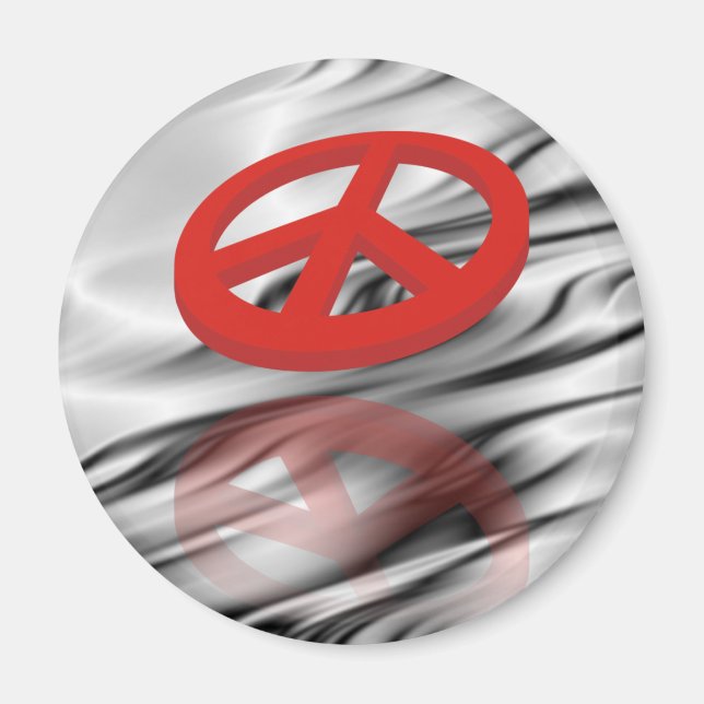 Íman Paz 3D / reflexão (Frente)