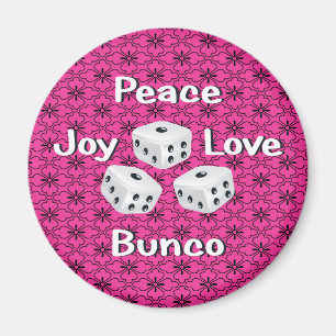 Íman paz, alegria, amor, bunco