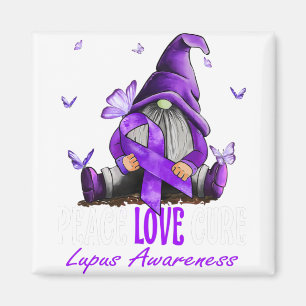 Íman Paz Amor Curva Sensibilização Lupus Fita Roxa