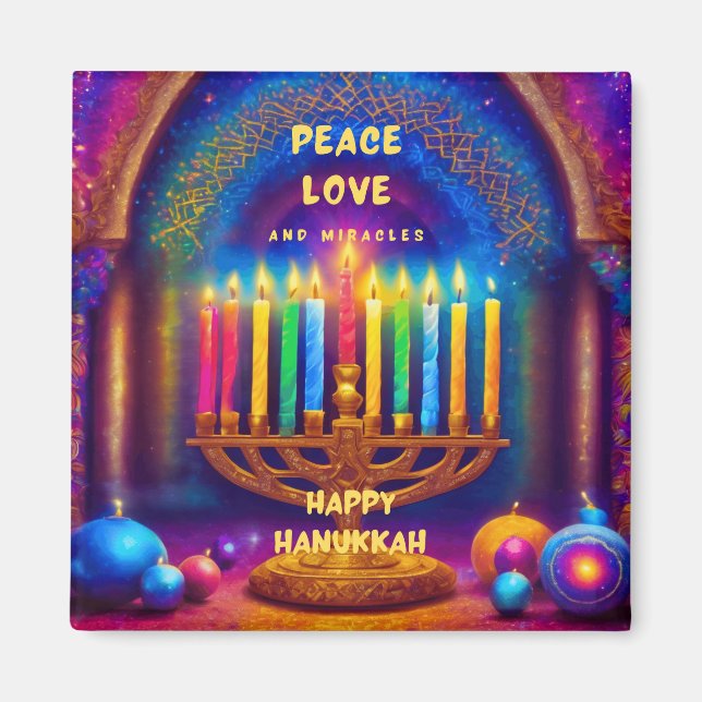Íman Paz, Amor e Milagres - Hanukkah (Frente)