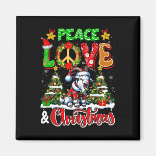 Íman Paz Amor E Papais noeis Adoráveis De Natal Vão Par