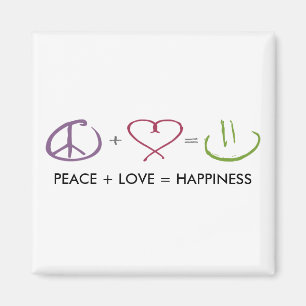 Íman Paz + Amor = felicidade