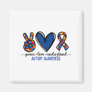 Íman Paz Amor Fita Autismo Atenção Aceitar Amor