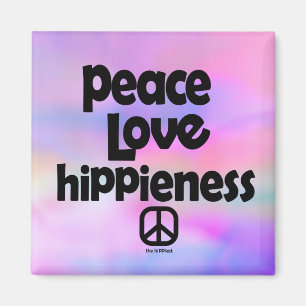 Íman Paz, Amor, Hippiedade.