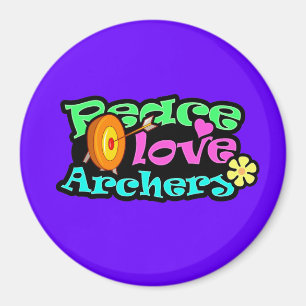 Íman Paz, amor, tiro ao arco