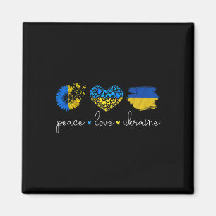 Íman Paz Amor Ucrânia Cores da Bandeira Ucraniana Ucrân