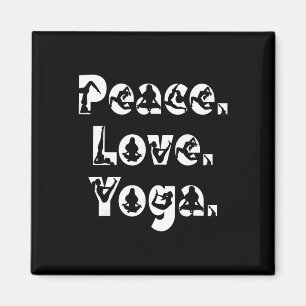 Íman Paz Amor Yoga Atenção Plena Zen Meditação Iogue Fl