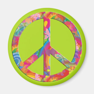 Íman Paz   de flower power lightgreen