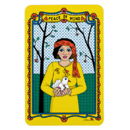 Íman Paz do Magnet do Refrigerador Mind_B_4x6