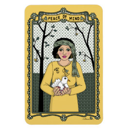 Íman Paz do Magnet do Refrigerador Mind_C_4x6