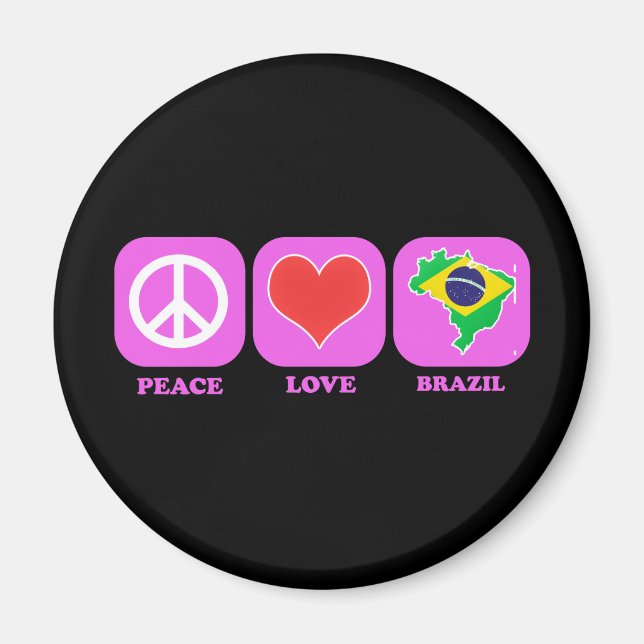 Íman Paz e amor ao Brasil (Frente)