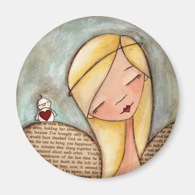 Íman Paz e Amor - Magnet (Frente)