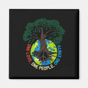 Íman Paz em Árvore Amor - Proteção Ambiental Terra D