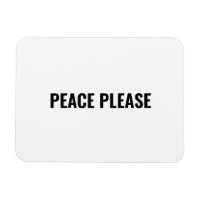 Paz, por favor, simples protesto anti-guerra preto