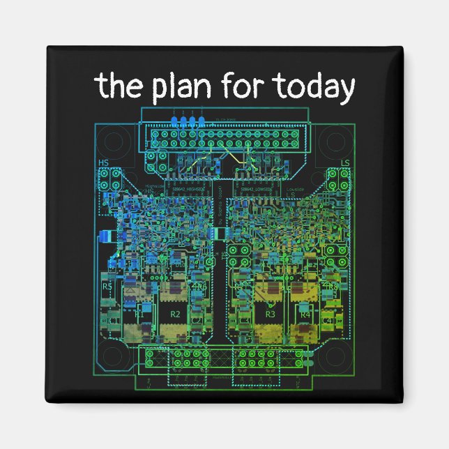 Íman PCB Printed Circuit Board Platine mit Plan (Frente)