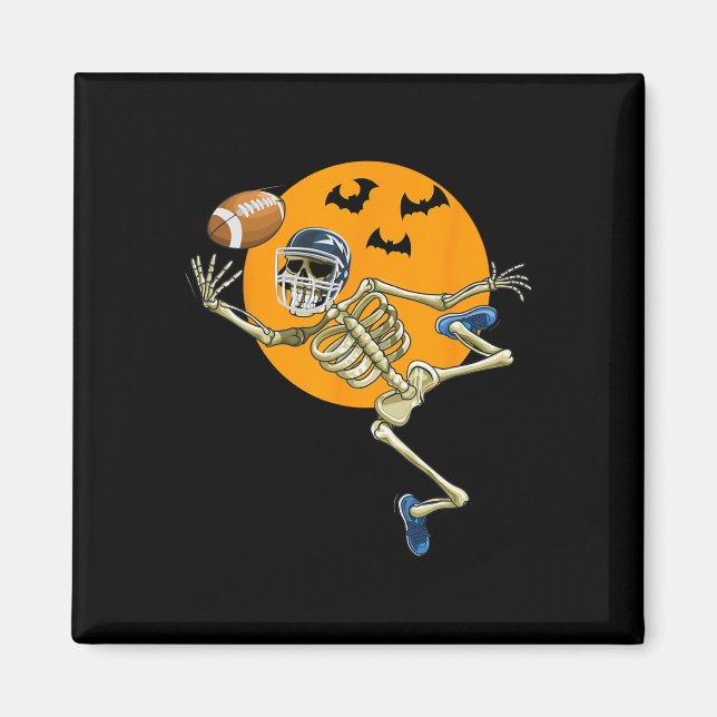 Íman Pé de Meninos do Dia das Bruxas do Skeleton Americ (Frente)