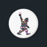 Íman Pé Grande de Paz Hippie Engraçado Pé Grande<br><div class="desc">A camisa perfeita para todos os crentes Sasquatch e fãs de lenda urbana por aí que amam uma boa teoria da conspiração.</div>