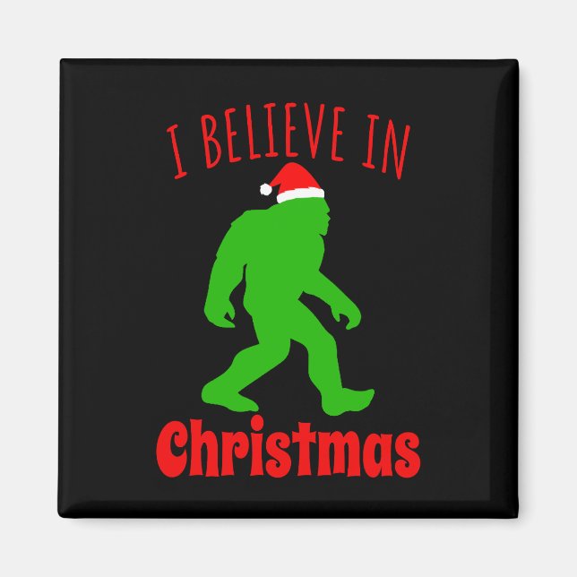 Íman Pé Grande Engraçado Eu Acredito No Natal    (Frente)