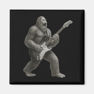 Íman Pé Grande Jogando Violão Rock E Homens Presentes