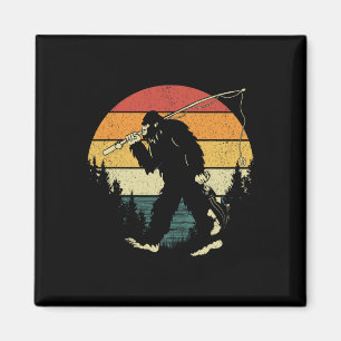 Íman Pé Grande Pescado Sasquatch Funny Peixe Sunset 80s