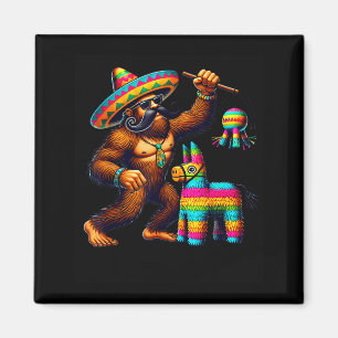 Íman Pé Grande Pinata Cinco De Mayo Mexicano Sasquatch 