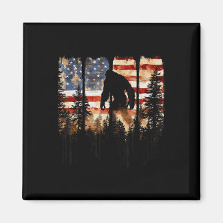 Íman Pé Grande Retro EUA Bandeira Americana Dia Da Inde