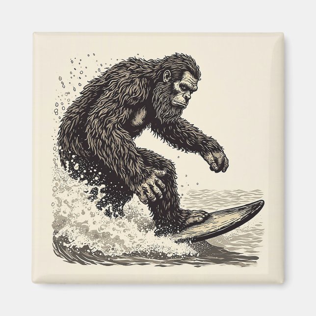 Íman Pé Grande Surfando (Frente)