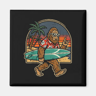 Íman Pé grande surfista rock mão sasquatch roqueiro hom