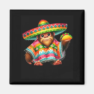Íman Pé Grande Taco Cinco De Mayo Sasquatch Mexicano Cr