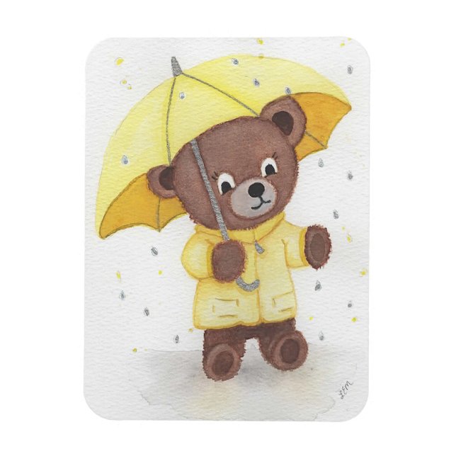 Íman Pé-urso na Chuva (Vertical)