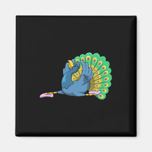 Íman Pea Dancing Ballerina Bird Balé Dancer Figurume