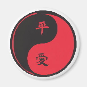 Íman Peace and Love Yinyang