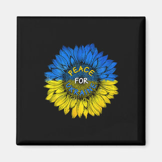 Íman Peace For Ukraine Shirt Ukraine Sunflower Ukrainia