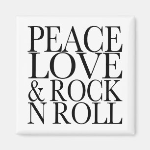 Íman Peace Love and Rock 'N Roll
