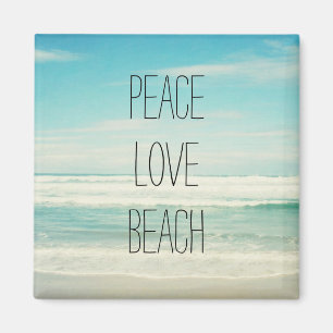 Íman Peace Love Beach