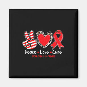 Íman Peace Love Cure Sangue Awarness Support 1