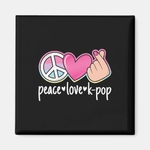 Íman Peace Love K-Pop Cute Music Anime Lover